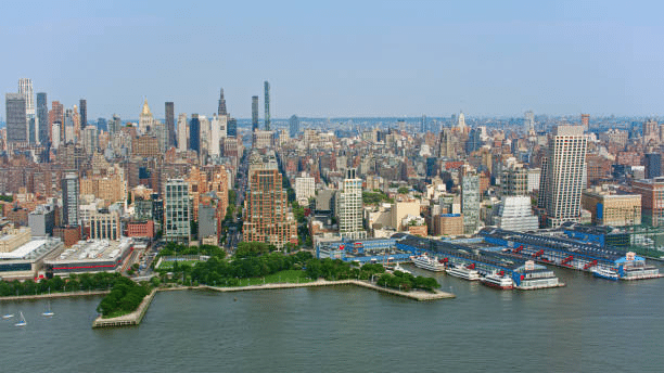 Chelsea Piers New York water view
