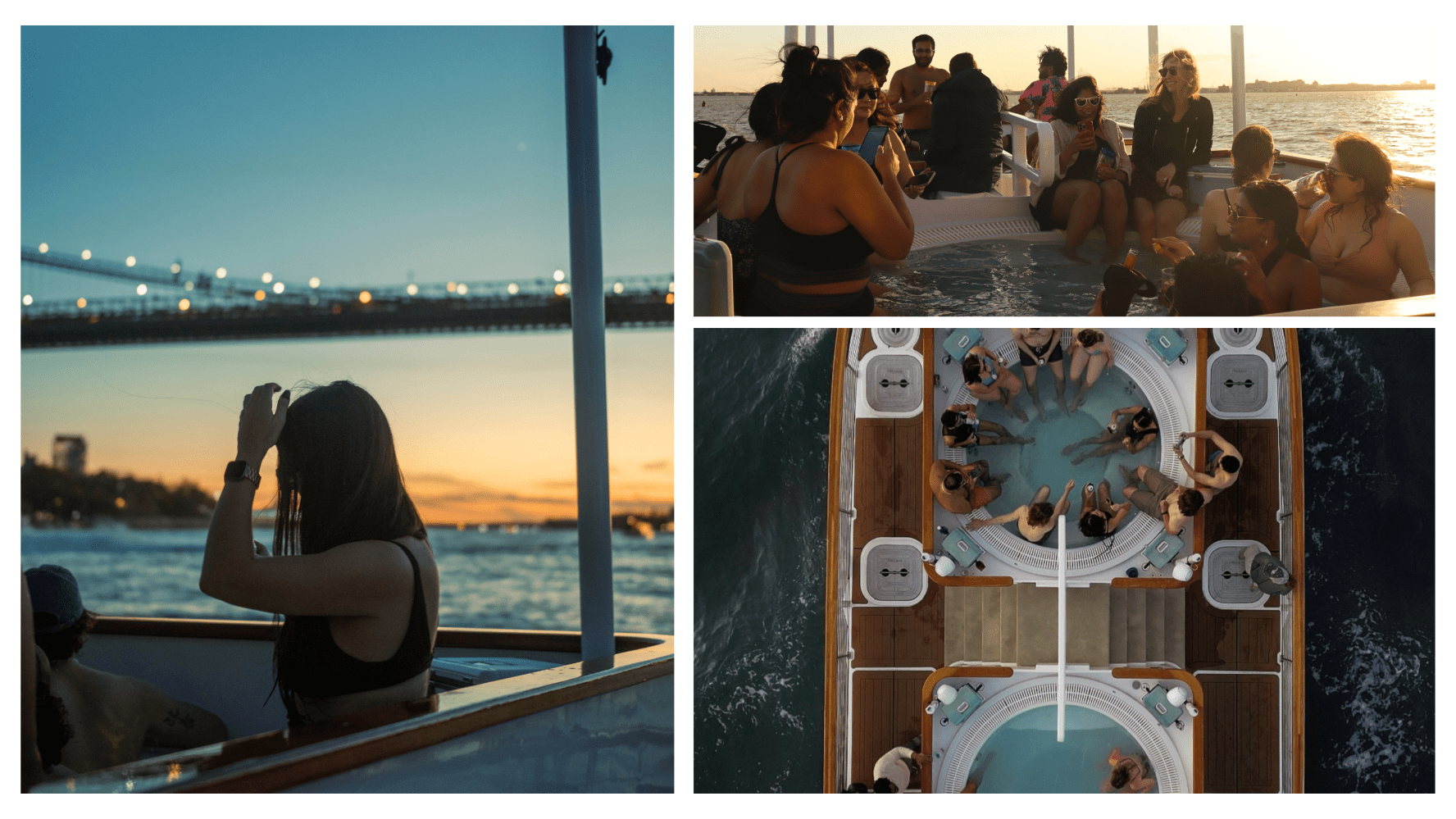 NYC Hot tub boat views